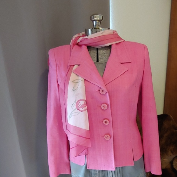 Herbert Grossman Jackets & Blazers - 💐H.P.🎉Vintage Herbert Grossman Pink Suit